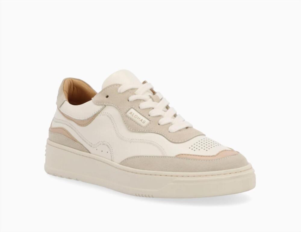 NEW ALOHAS women's quarry sneakers in white